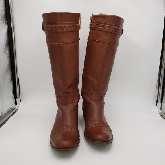 Tommy Hilfiger Tall Riding Boots Cognac… - Picture 3 of 11
